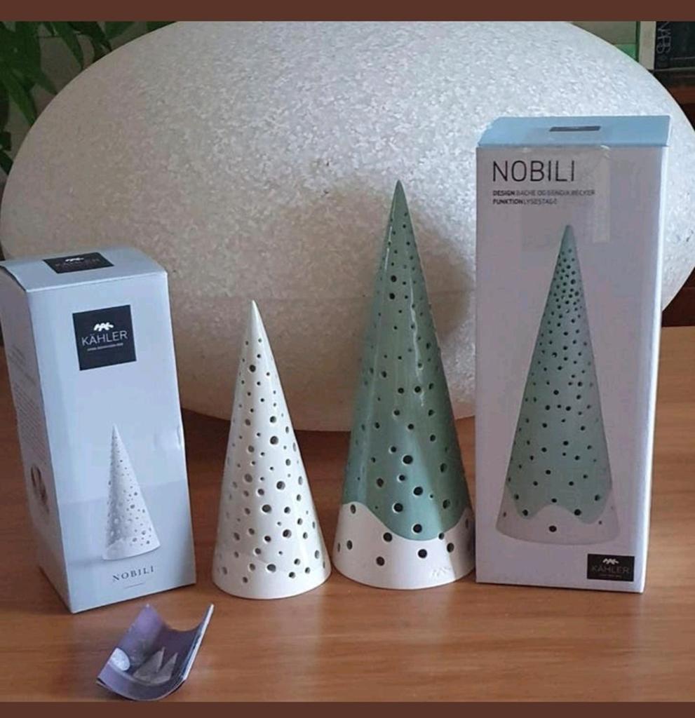 2 Kahler Nobili kaarshouders 19 en 26,5 cm hoog zgan, Ophalen of Verzenden, Nieuw