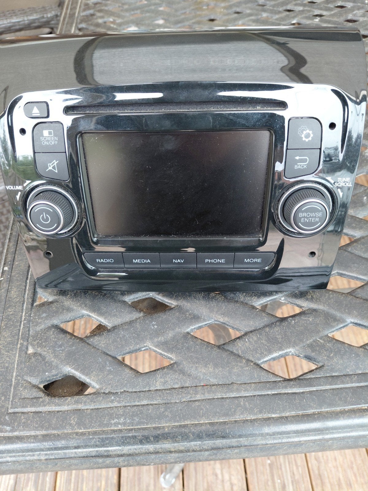 Mopar Continental VP2 Radio Navigatie Systeem Fiat, Auto diversen, Autoradio's, Ophalen, Gebruikt