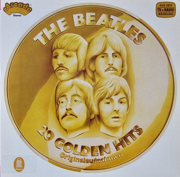 MINT LP THE BEATLES 20 GOLDEN HITS ARCADE DUITS Embossed, LP, Zo goed als nieuw, 12 inch, Verzenden