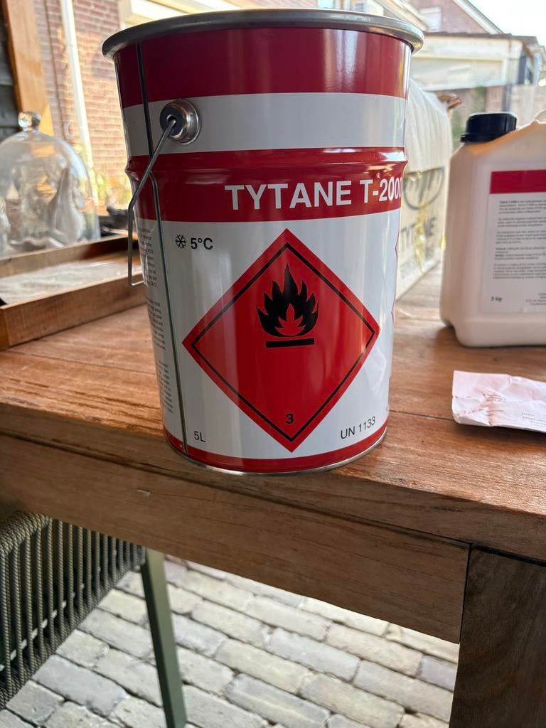 Tytane T-2000 Contactlijm en T-4500 Watergedragen Lijm, 5 tot 10 liter, Ophalen of Verzenden, Nieuw, Overige kleuren