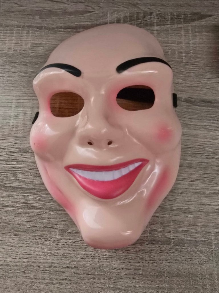 Horror Maskers: The Purge & V for Vendetta, Ophalen of Verzenden, Gebruikt, 170 of groter, Jongen of Meisje