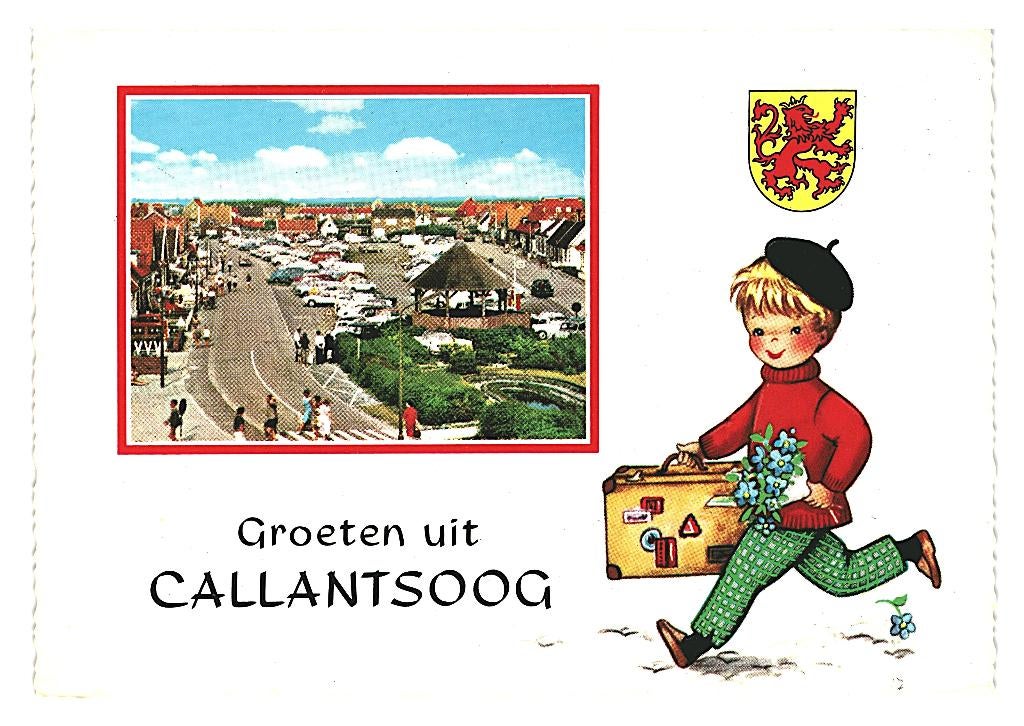 802408 Callantsoog NH 1969 Gelopen met Postzegel, Verzamelen, Ansichtkaarten | Nederland, Gelopen, Noord-Holland, 1960 tot 1980
