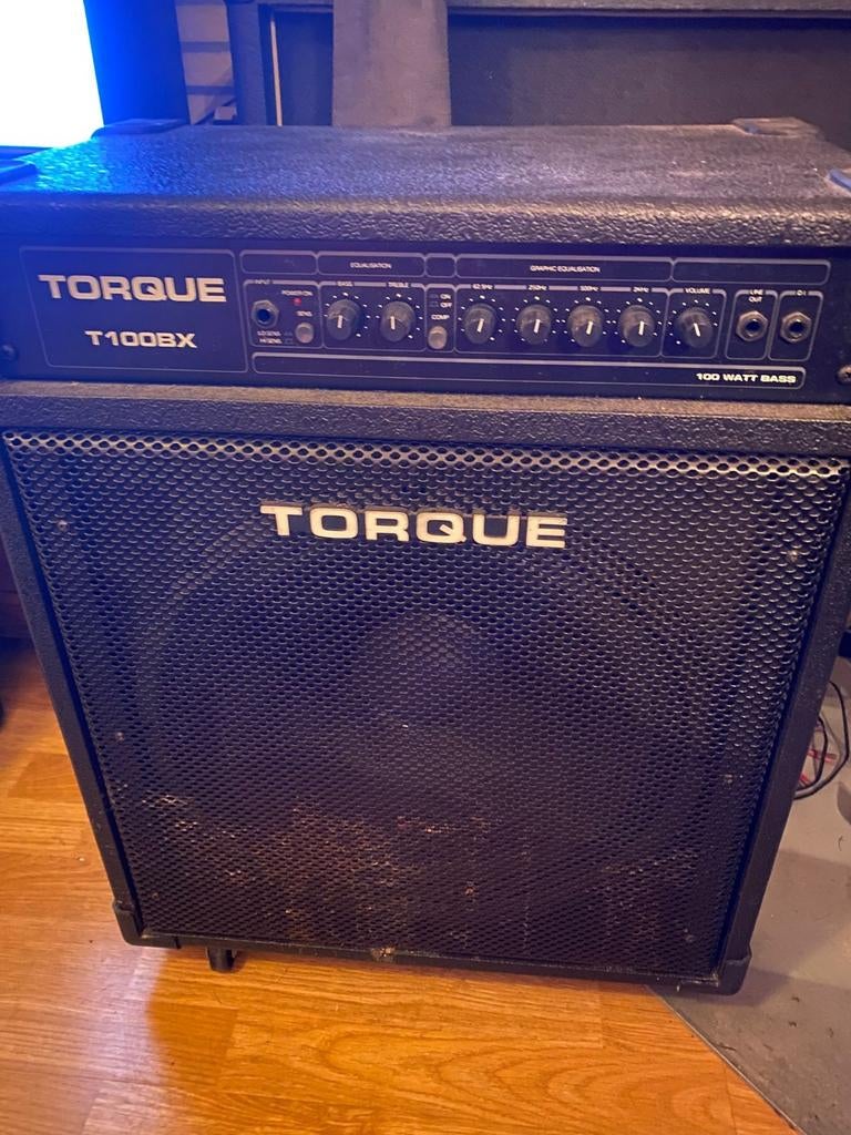 Torque T100BX Basversterker Combo 100 Watt, Muziek en Instrumenten, Ophalen, Gebruikt, Basgitaar, 50 tot 100 watt