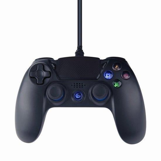 PC controller bedraad USB voor PC en PS4, Computers en Software, Joysticks, Ophalen of Verzenden, Zo goed als nieuw, Gembird