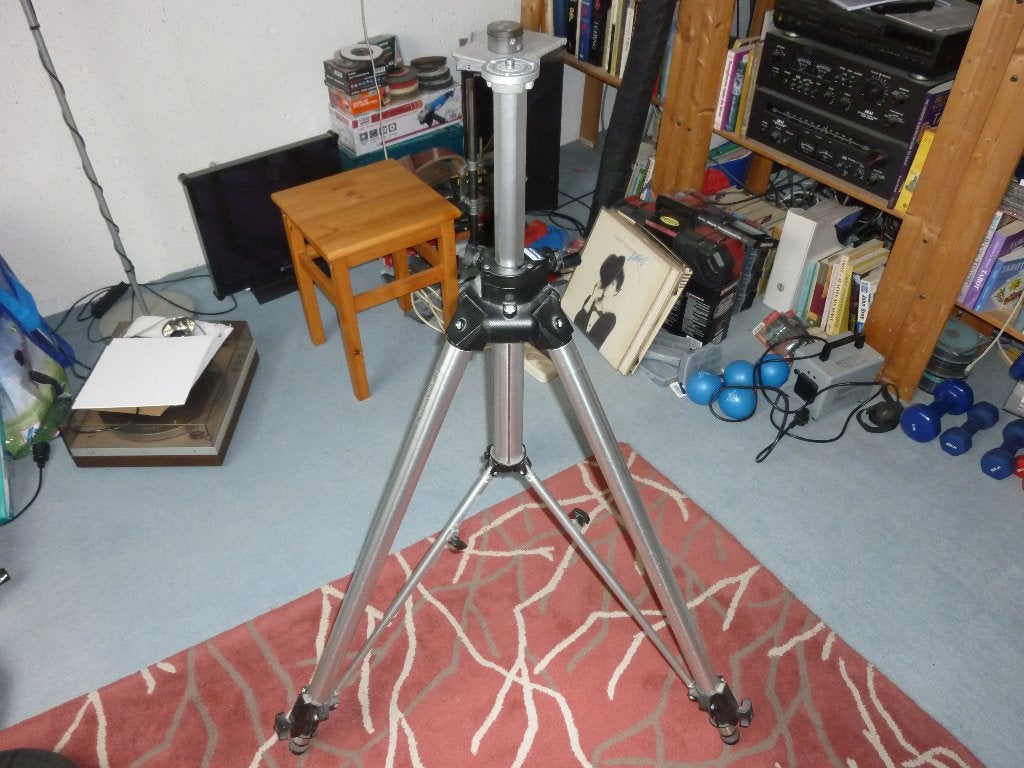 Manfrotto Professioneel statief  type117X, Ophalen, Gebruikt, Driepoot, 175 cm of meer