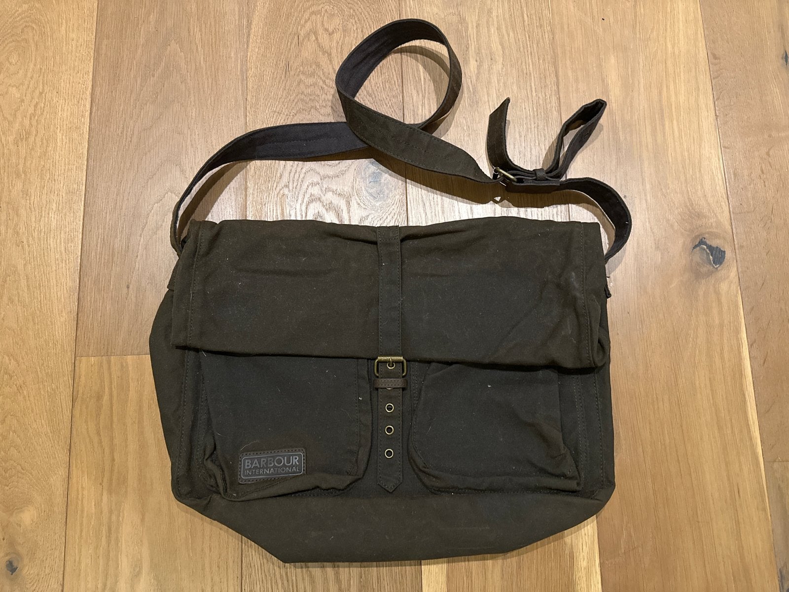 Barbour International Messenger Bag, Ophalen of Verzenden, Gebruikt, Bruin