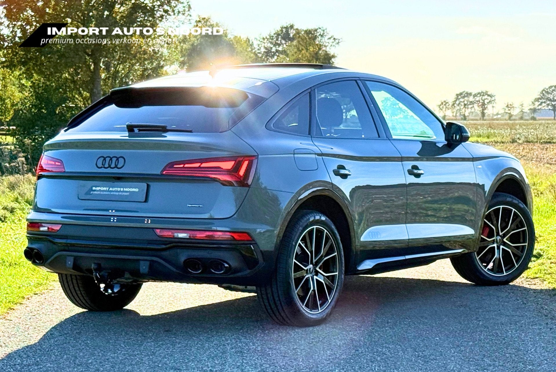 Audi Q5 Sportback 50 TFSI e S edition Competition Pano SQ5 S, Auto's, Automaat, Gebruikt, Zwart, 4 cilinders