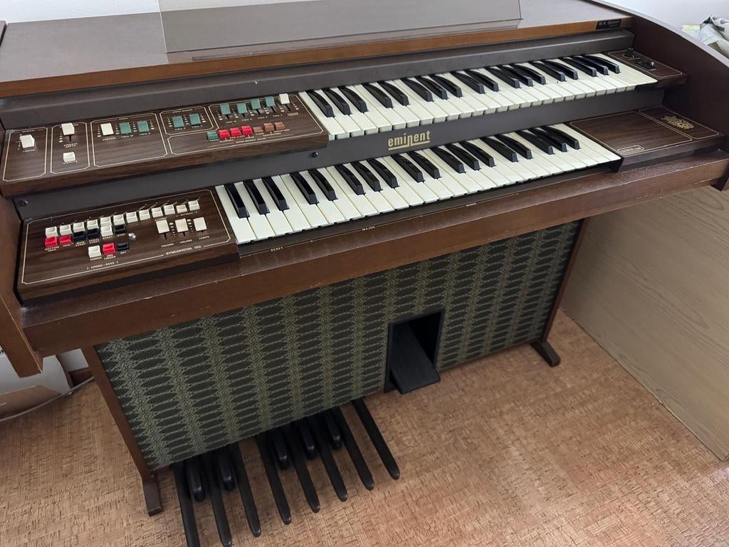 Eminent Solina P200 Orgel - Gratis af te halen, Ophalen of Verzenden, Gebruikt, 2 klavieren, Orgel