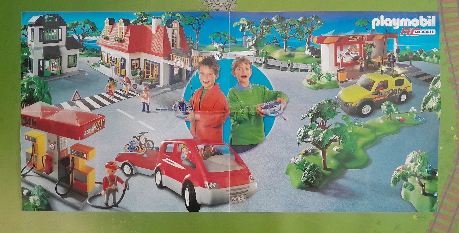 vintage Playmobil RC modul poster folder uit 2001, Ophalen of Verzenden, City life, Overige typen