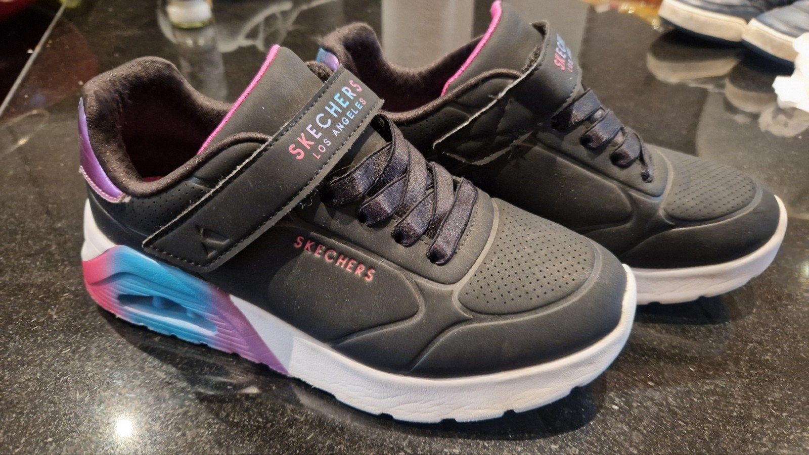 Skechers Uno Lite BlackPink Meisjes Sportschoenen maat 36, Meisje, Sportschoenen, Nieuw, Skechers
