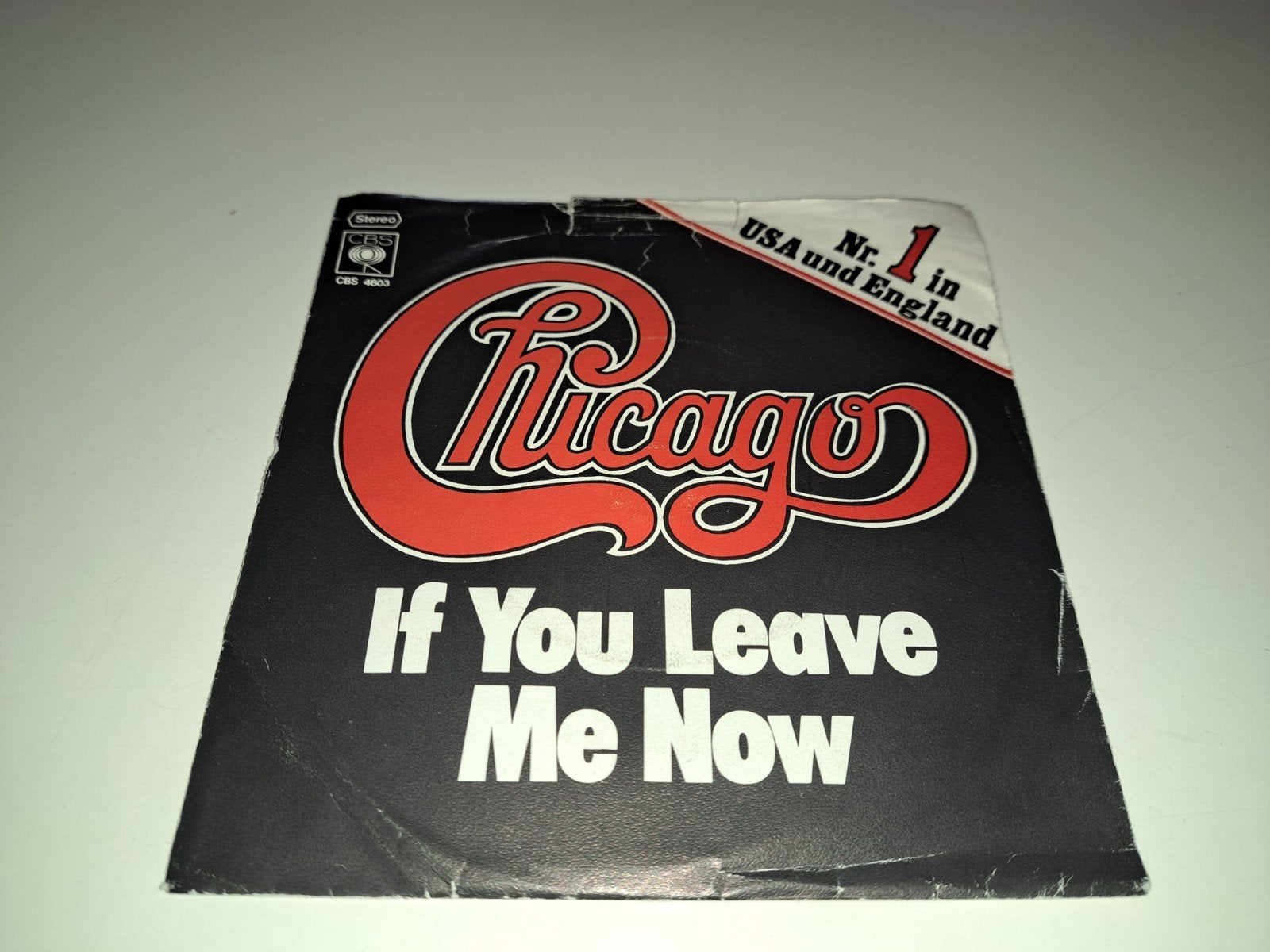 7" Chicago : If you leave me now, Cd's en Dvd's, Verzenden, Gebruikt, Pop