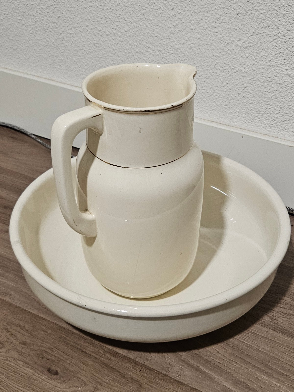 Antiek Villeroy & Boch Mettlach Lampetstel 'Drina' Jaren '20, Antiek en Kunst, Ophalen