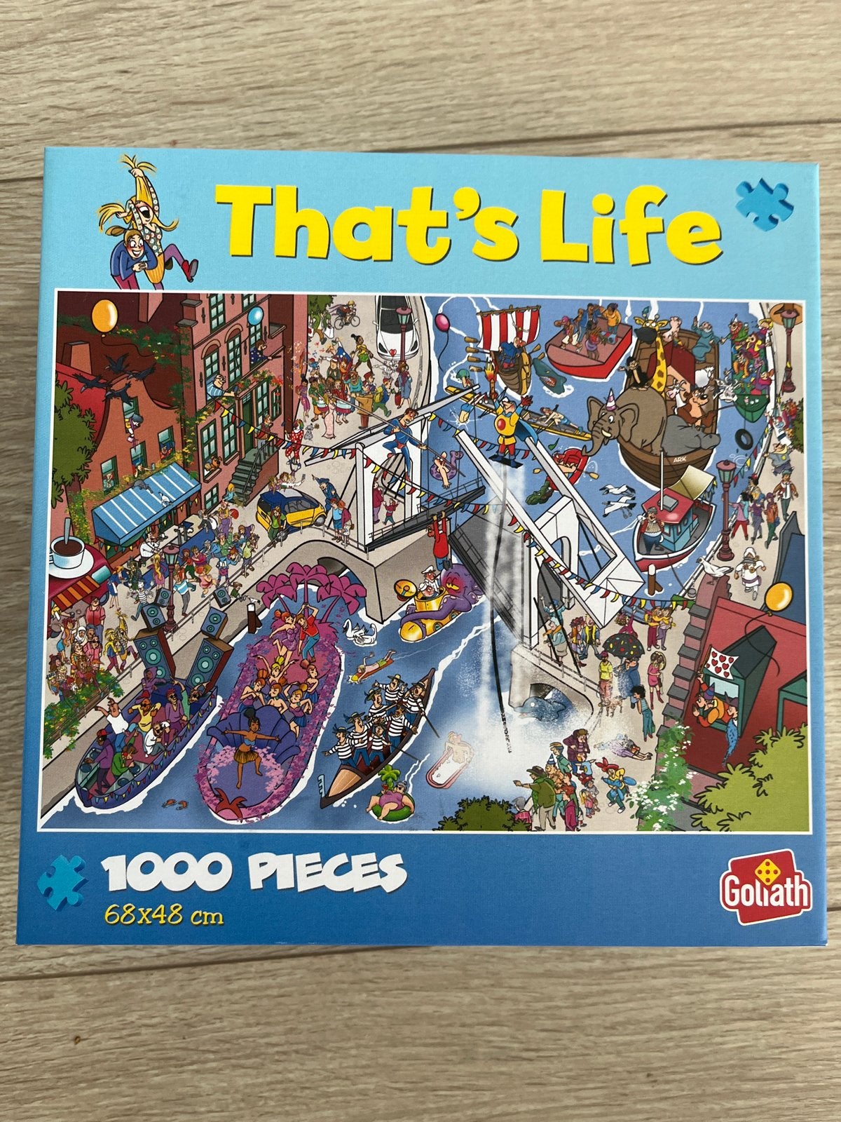 That's Life Goliath Legpuzzel 1000 stukjes, Ophalen, 500 t/m 1500 stukjes, Zo goed als nieuw, Legpuzzel