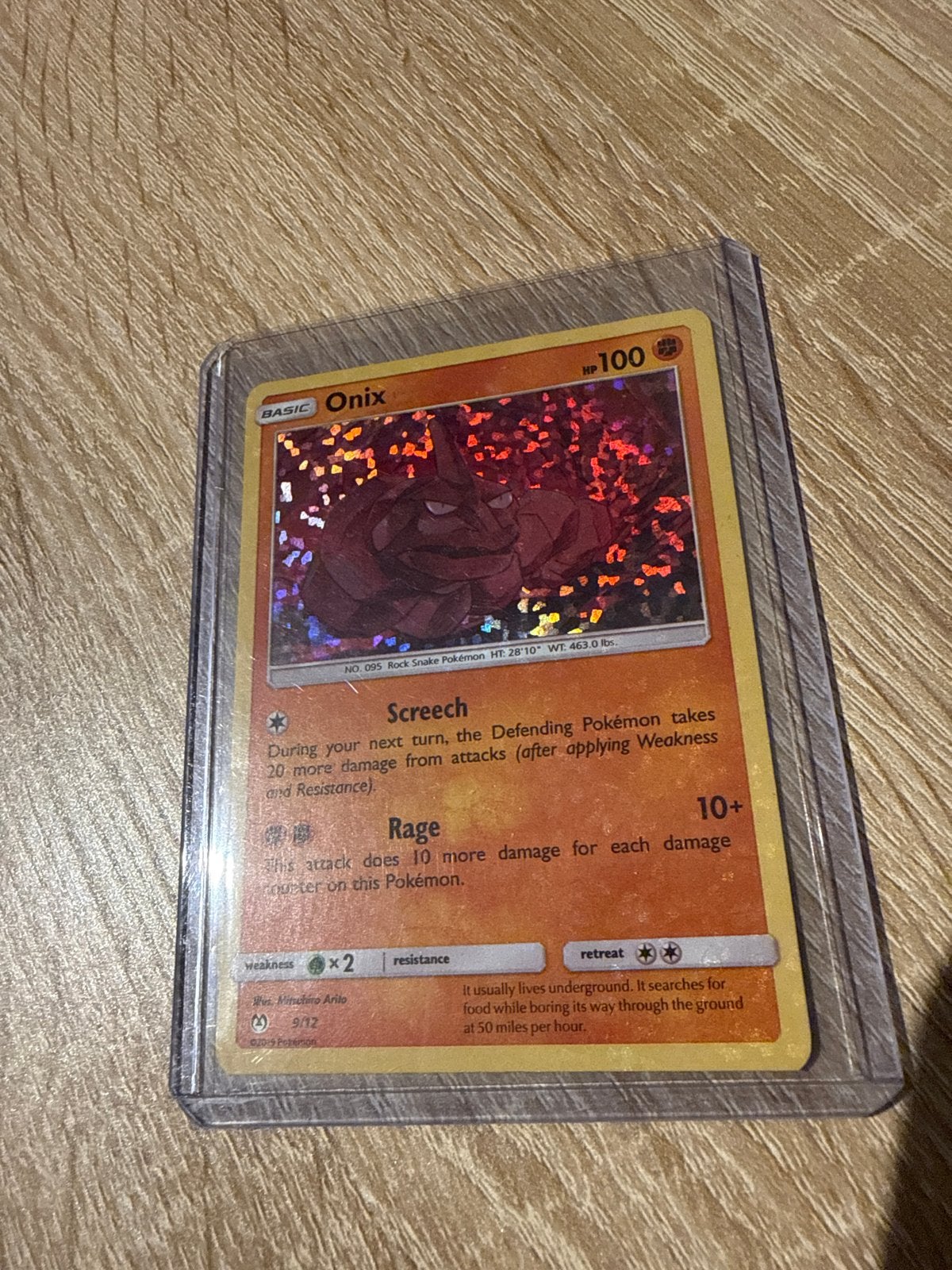 Pokémon Kaart Onix 8/12 - Foil - Zo goed als nieuw, Ophalen, Zo goed als nieuw, Losse kaart, Foil