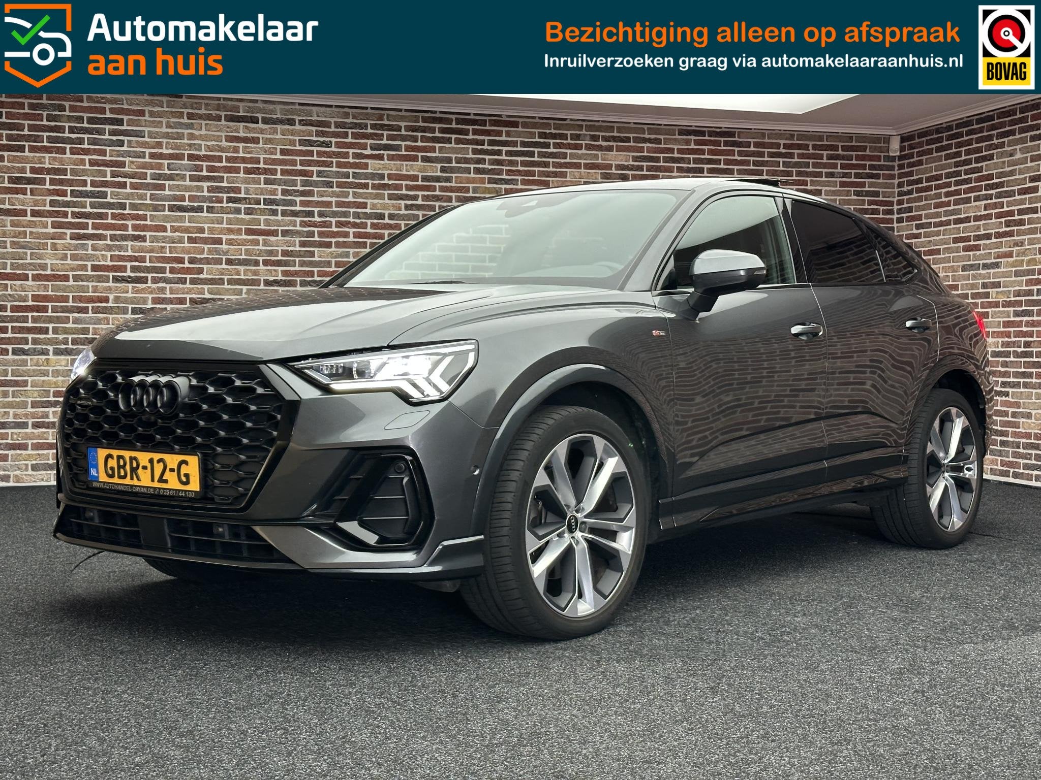 Audi Q3 Sportback 45 2.0TFSI Quattro DAK VIRTUAL ACC TREKHAA, Auto's, Dealer onderhouden, Gebruikt, Euro 6, 4 cilinders