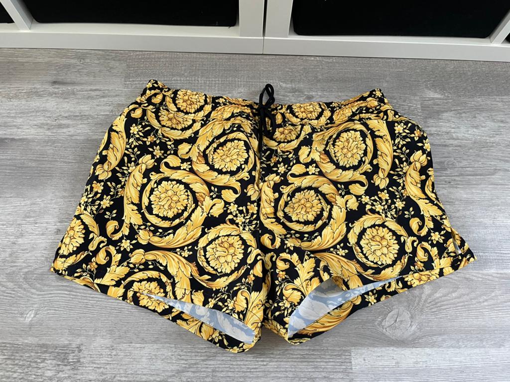 Versace Barocca Swim Short Size 4, Kleding | Heren, Zwart, Ophalen of Verzenden, Zwemshort, Maat 46 (S) of kleiner