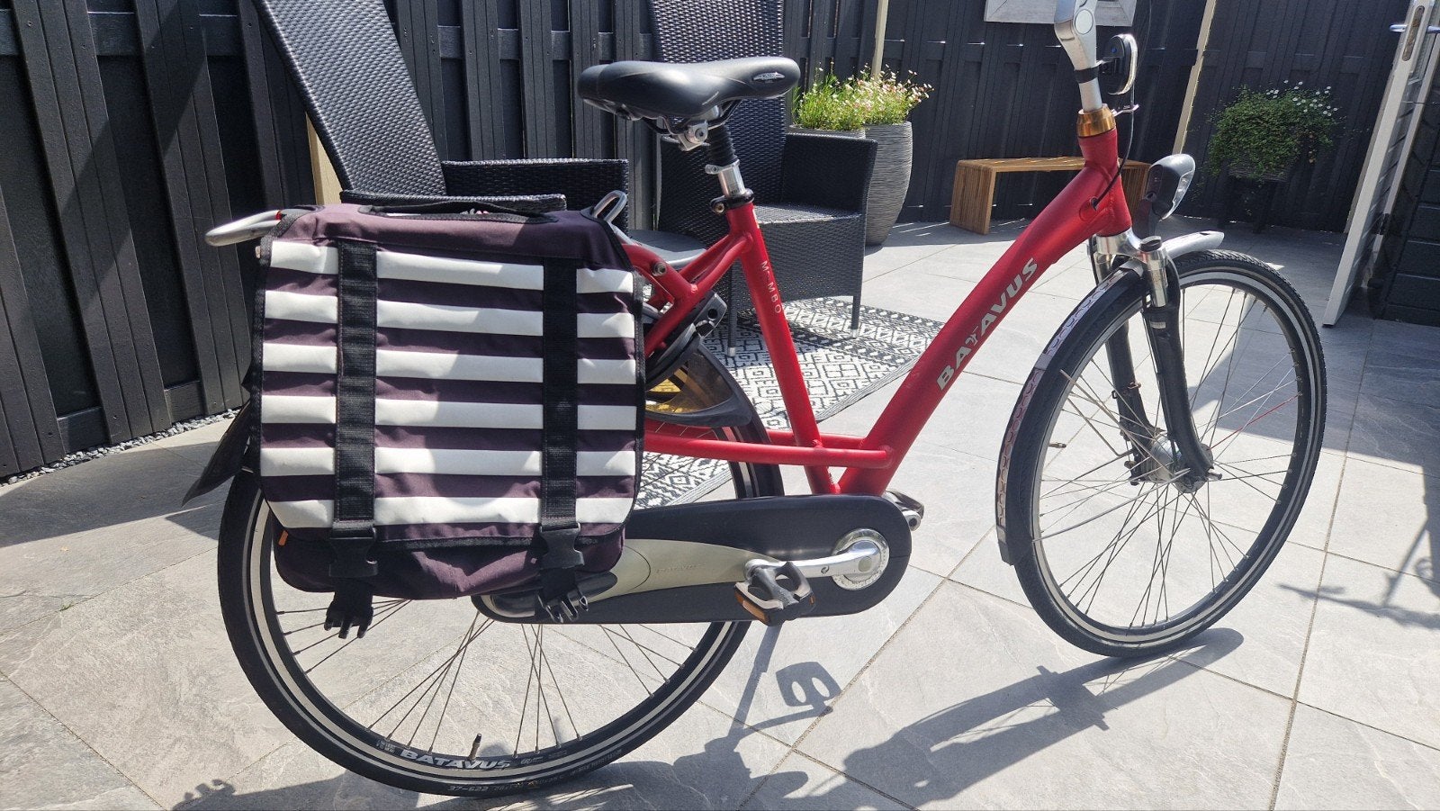 Batavus Mambo Damesfiets - Framemaat 53, Fietsen en Brommers, Fietsen | Dames | Damesfietsen, Terugtraprem, Gebruikt, Versnellingen