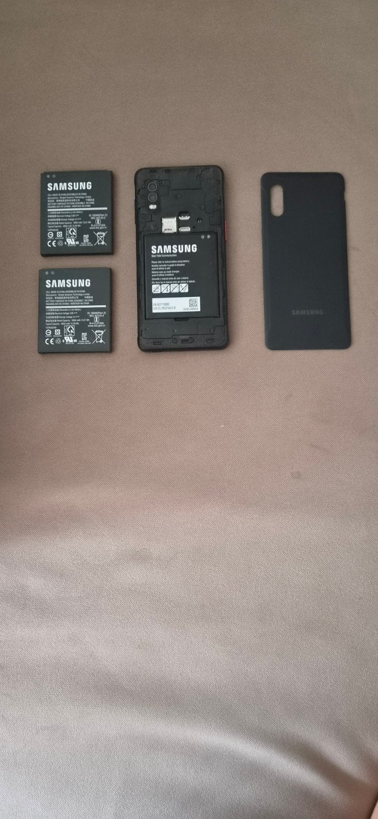 Samsung Galaxy XCover Pro 64GB Zwart met extra batterijen, Telecommunicatie, Mobiele telefoons | Samsung, Ophalen, Overige modellen