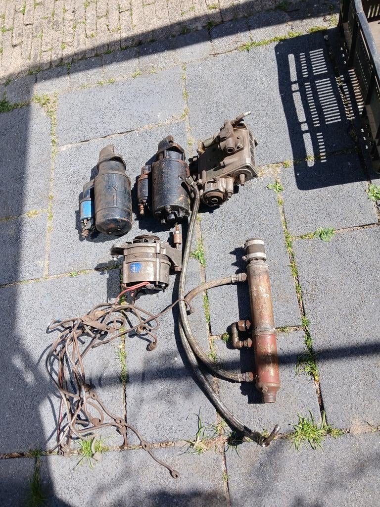 Diverse onderdelen Mercedes OM 636 motor, Ophalen, Gebruikt