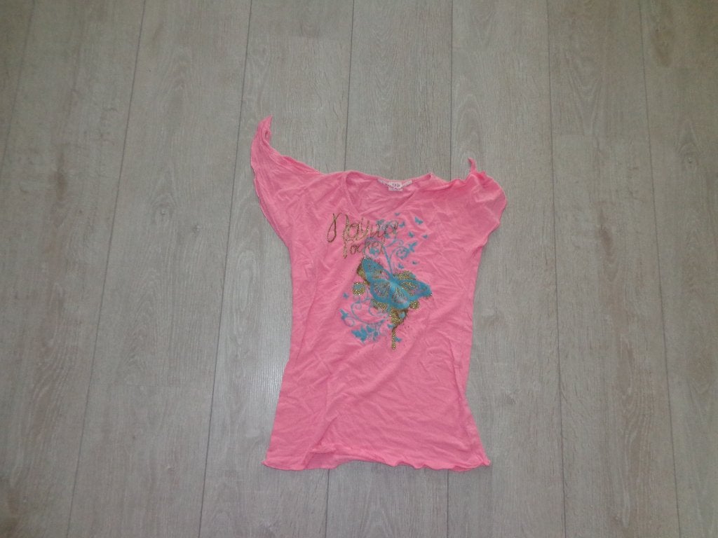 Schattige roze meisjest-shirt van nolita, maat 164, Ophalen of Verzenden, Gebruikt, Meisje, Shirt of Longsleeve