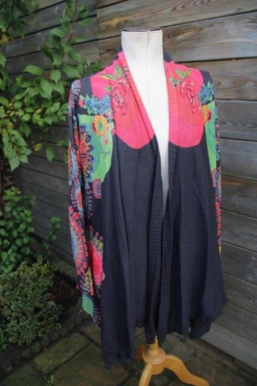 Vest grijs/ kleur Desigual mt L Winter Vaste prijs, Kleding | Dames, Maat 42/44 (L), Ophalen of Verzenden, Zo goed als nieuw, Desigual