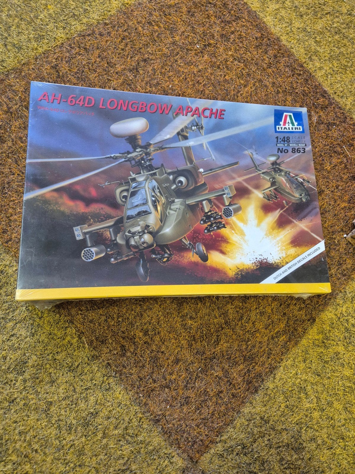 Italeri 863 AH-64D Longbow Apache, Italeri, Nieuw, Ophalen of Verzenden, Groter dan 1:72