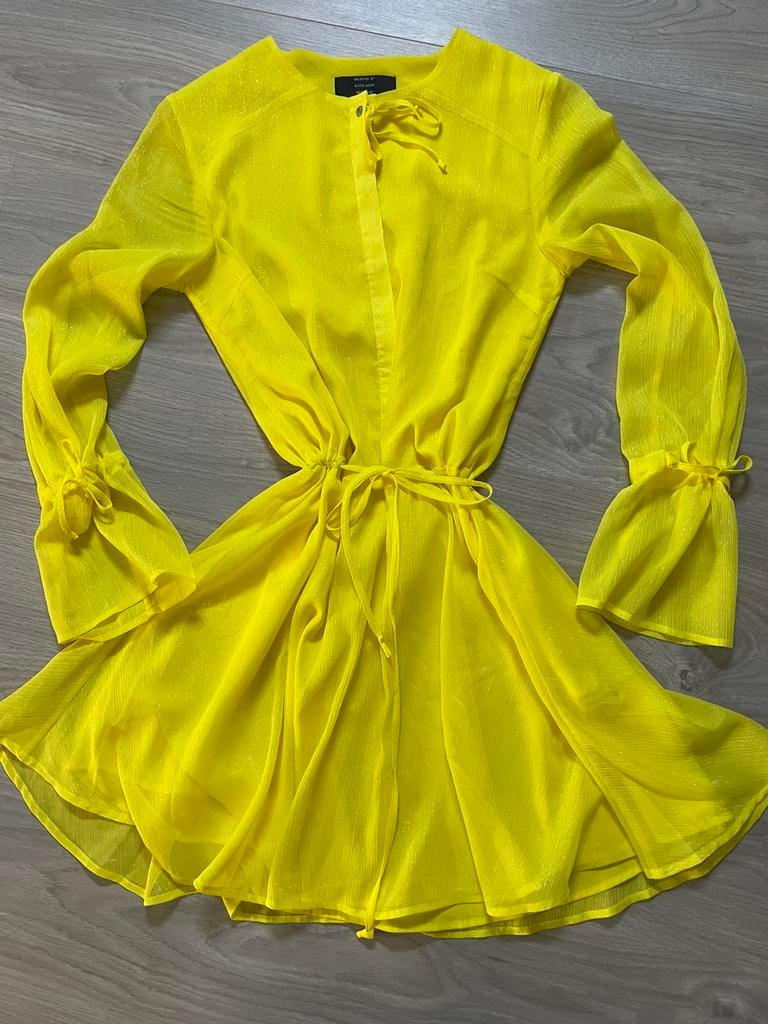 Nikkie kate moss jurk gerl maat 32, Verzenden, Zwart, Zo goed als nieuw, Maat 34 (XS) of kleiner