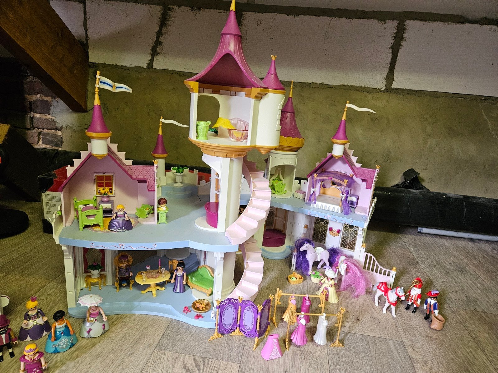 Grote Playmobil Prinsessen Kasteel met veel accessoires, Ophalen