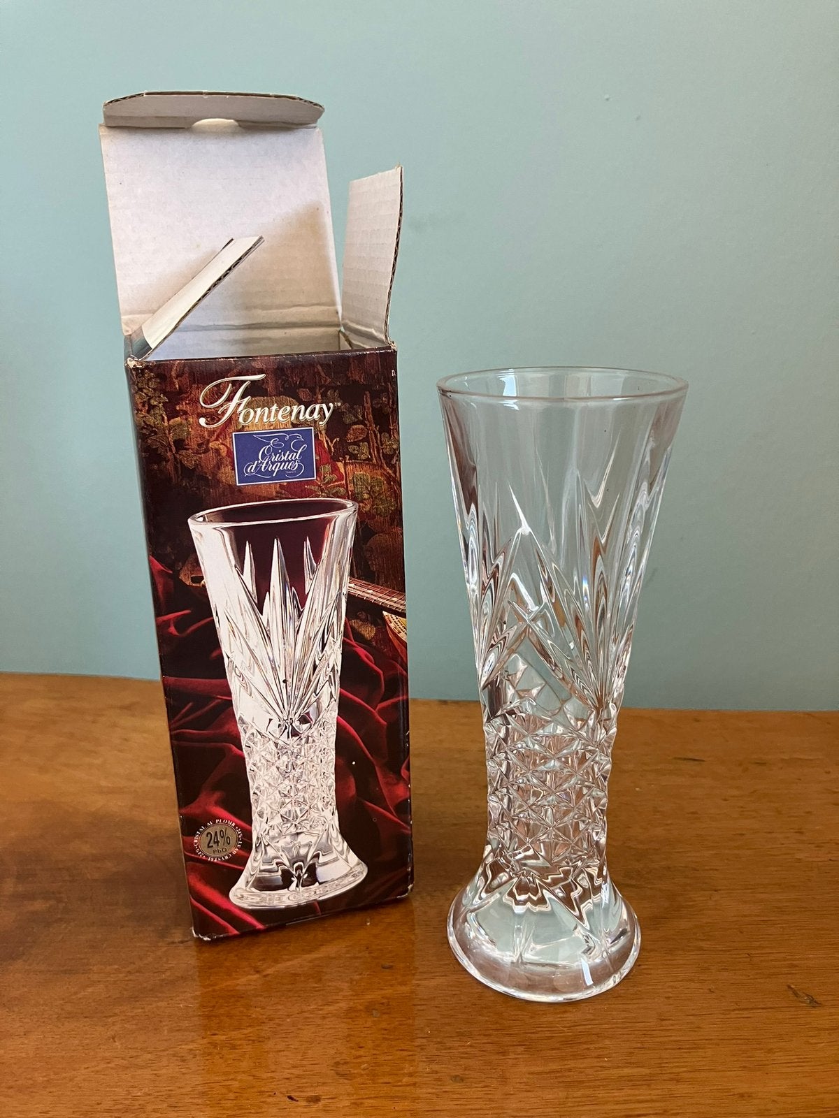 Cristal d’Arques vaas Exclusieve lood kristal, Ophalen of Verzenden, Zo goed als nieuw, Overige typen