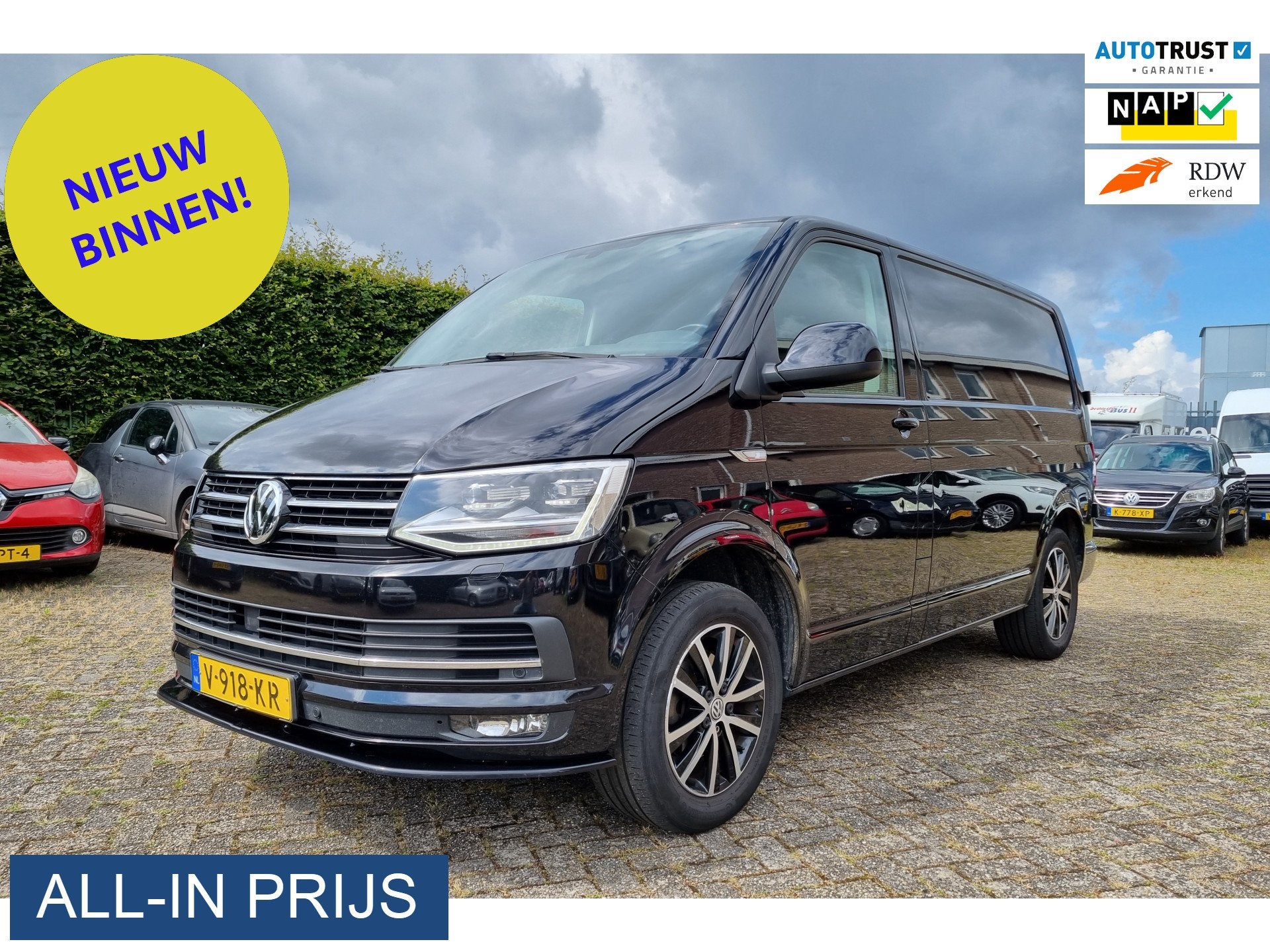 Volkswagen Transporter 2.0 TDI L1H2 Highline ✅SUPER ONDERH, Auto's, Bestelauto's, Voorwielaandrijving, 1849 kg, Stof, Gebruikt