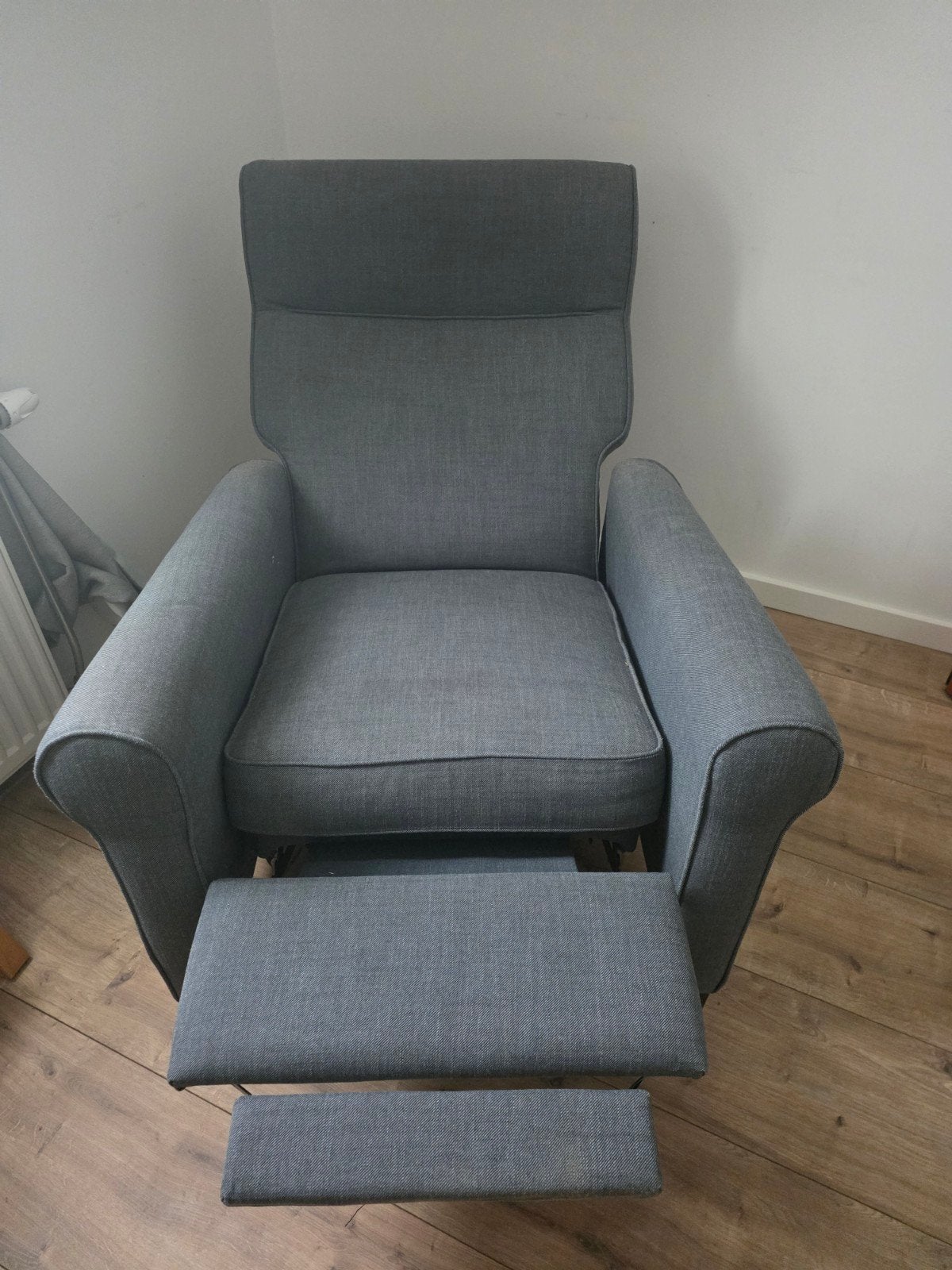 IKEA Muren Recliner Remmarn Licht Grijs - Zeer Goede Staat, Ophalen, Zo goed als nieuw, Eén, Stof