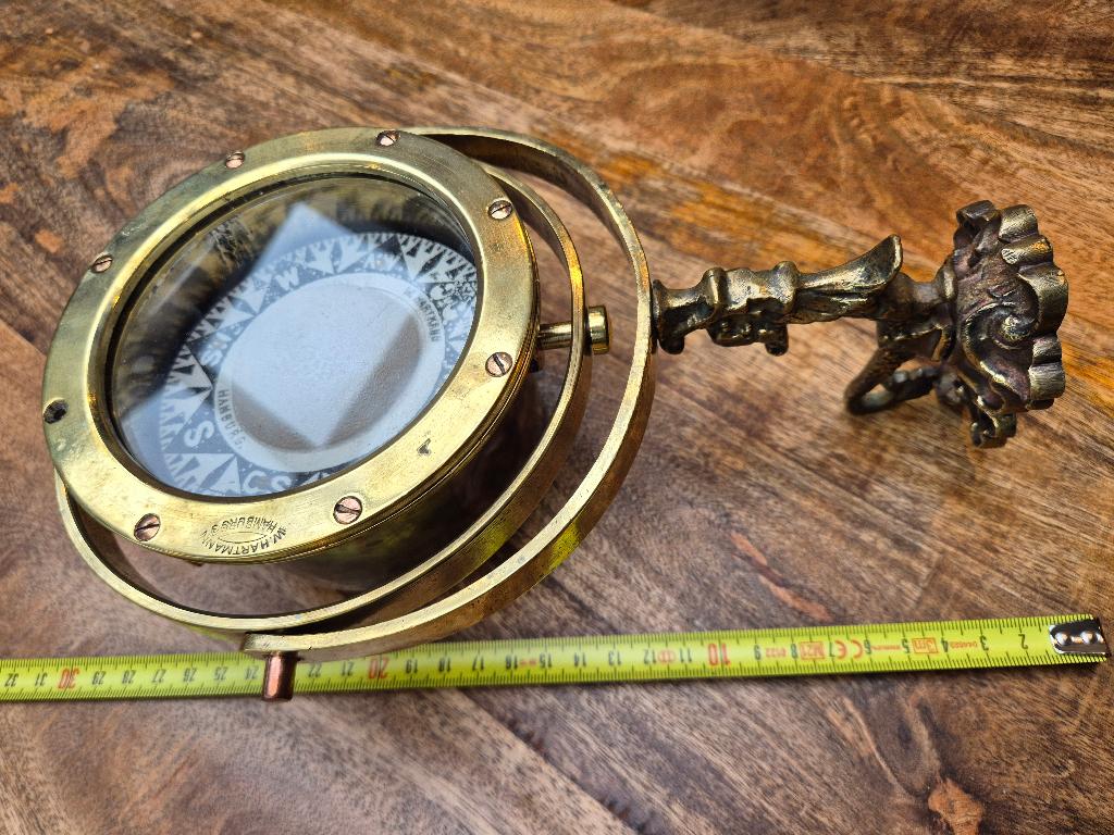 Antiek scheepskompas, Ophalen of Verzenden, Gebruikt, Motorboot of Zeilboot, Gebruiksvoorwerp