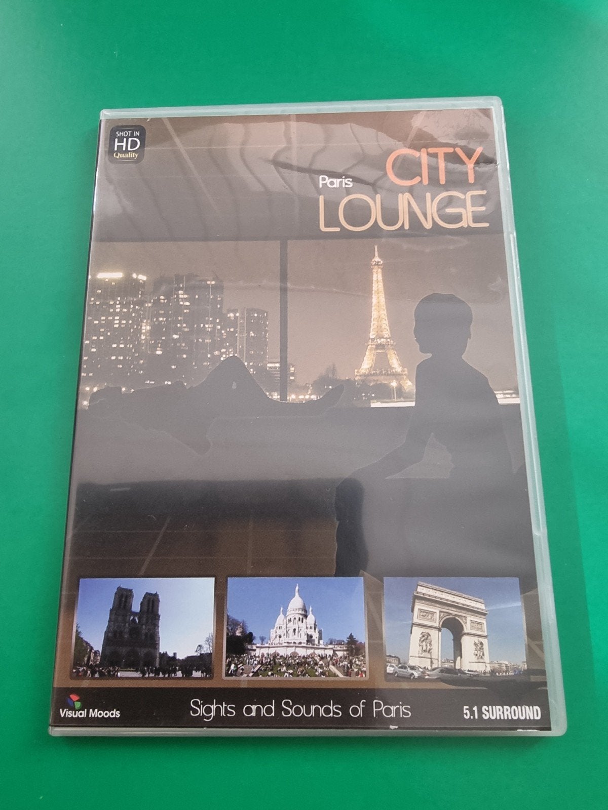 Paris City Lounge DVD - Sights and Sounds of Paris, Alle leeftijden, Ophalen of Verzenden, Zo goed als nieuw