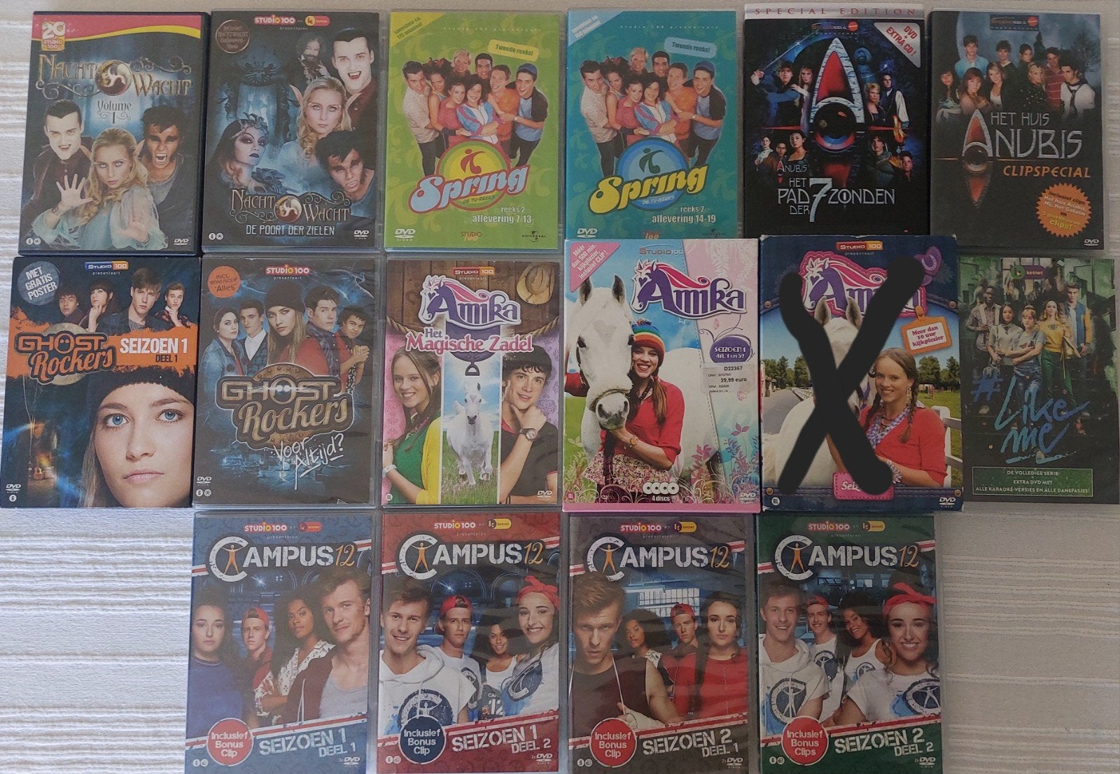 Dvd's Nachtwacht huis Anubis Spring Ghostrockers Amika

Nach, Alle leeftijden, Ophalen of Verzenden, Zo goed als nieuw