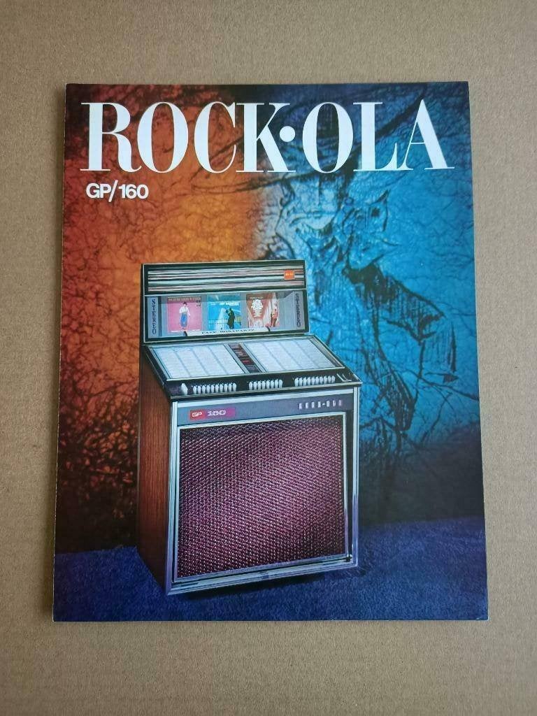 Folder: Rock-Ola 432 GP-160 (1966) jukebox, Verzamelen, Verzenden, Gebruikt, 1950 tot 1960, Seeburg