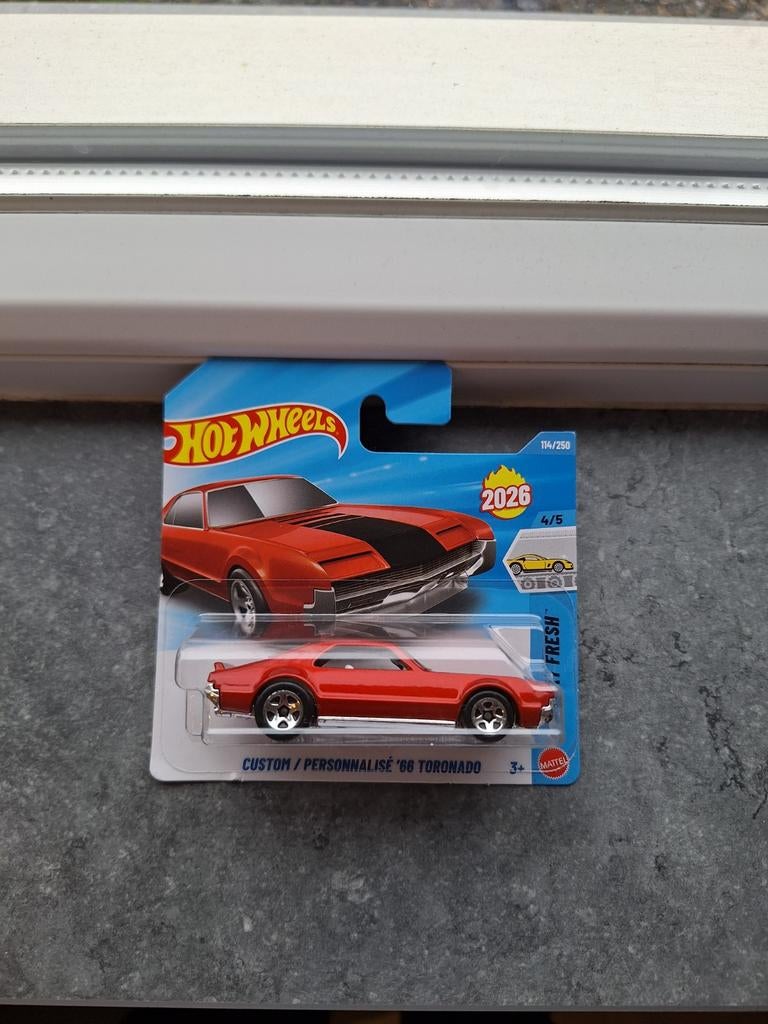 Custom '66 Tornado Hot Wheels - Nieuw in verpakking, Ophalen of Verzenden, Nieuw, Auto, Hot Wheels
