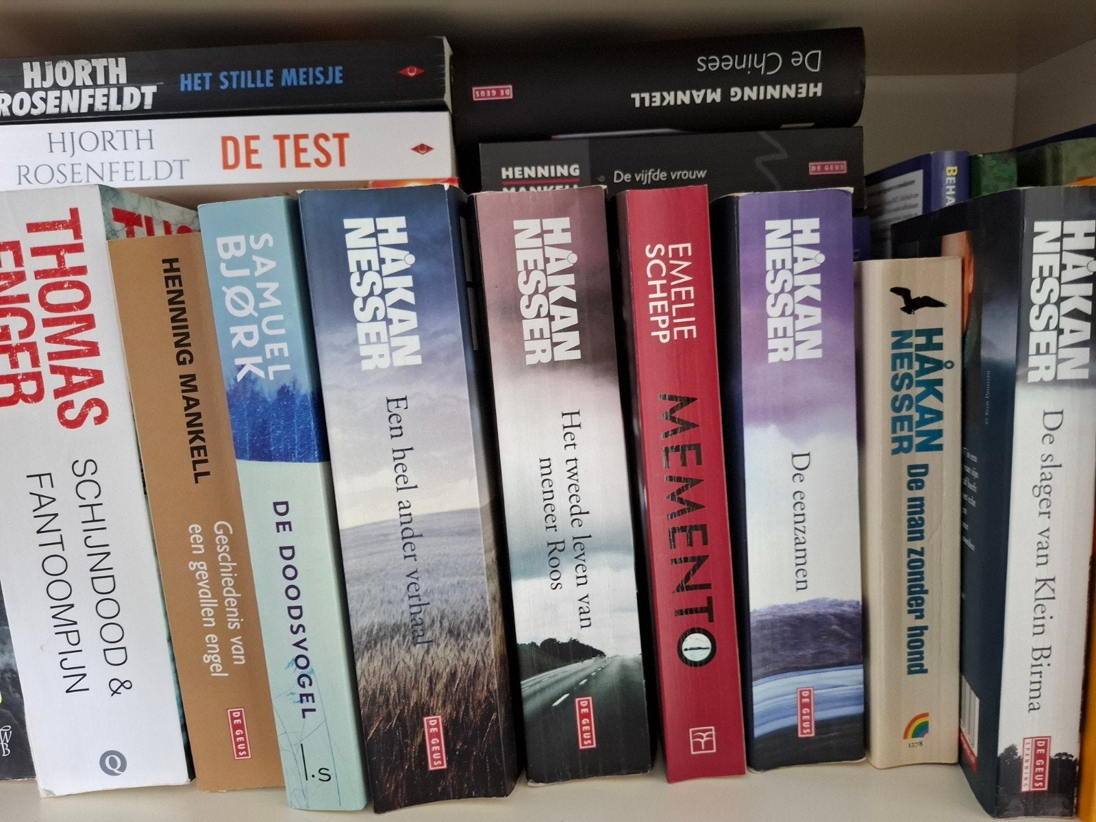 Håkan Nesser, Jo Nesbo, Hjord Rosenfeldt en Lars Kepler, Ophalen, Gelezen, Diverse oa Håkan Nesser, Jo Nesbo, Lars Kepler