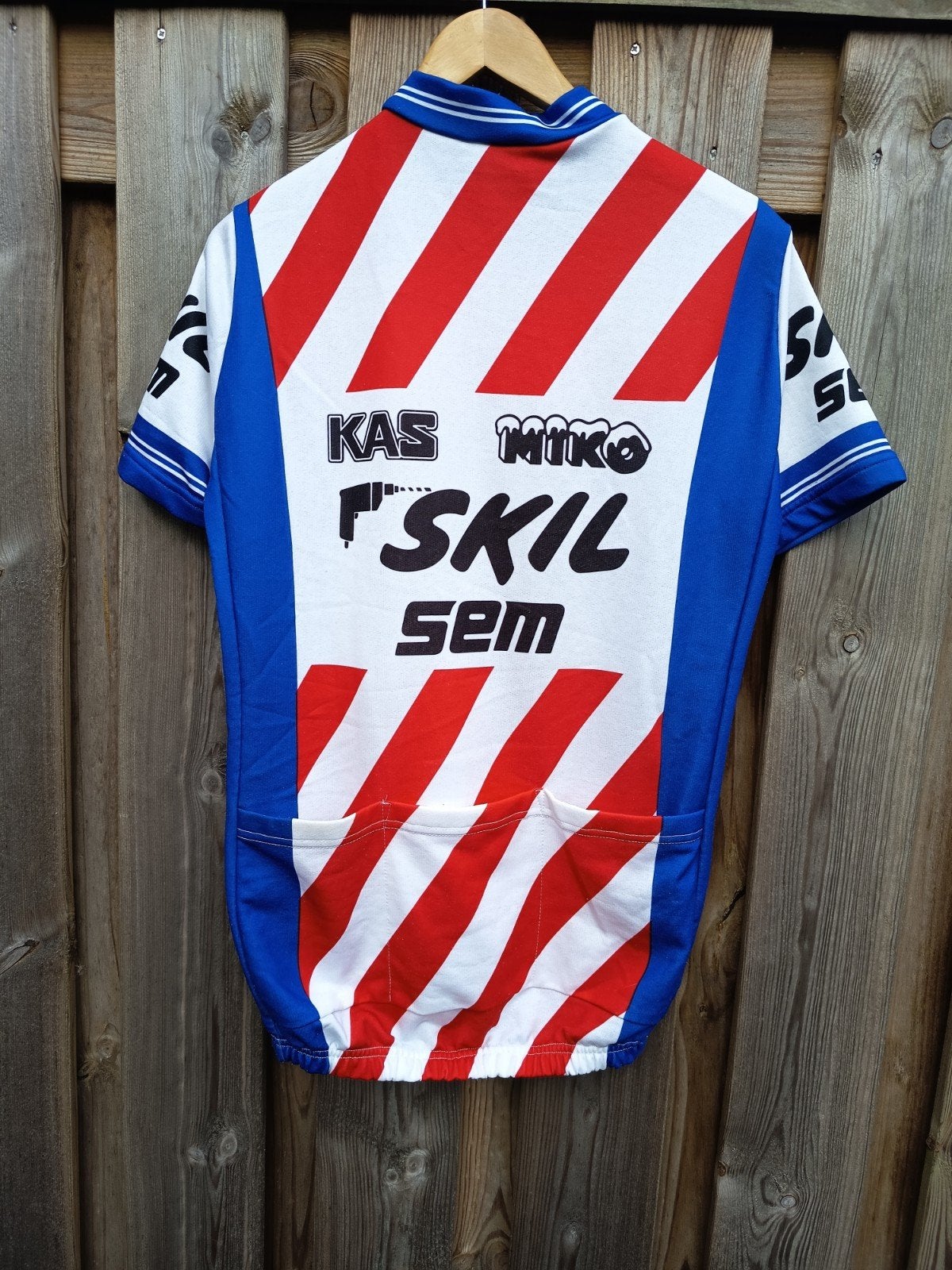 VERKOCHT Wielershirt Skil SEM Kas Miko, Ophalen