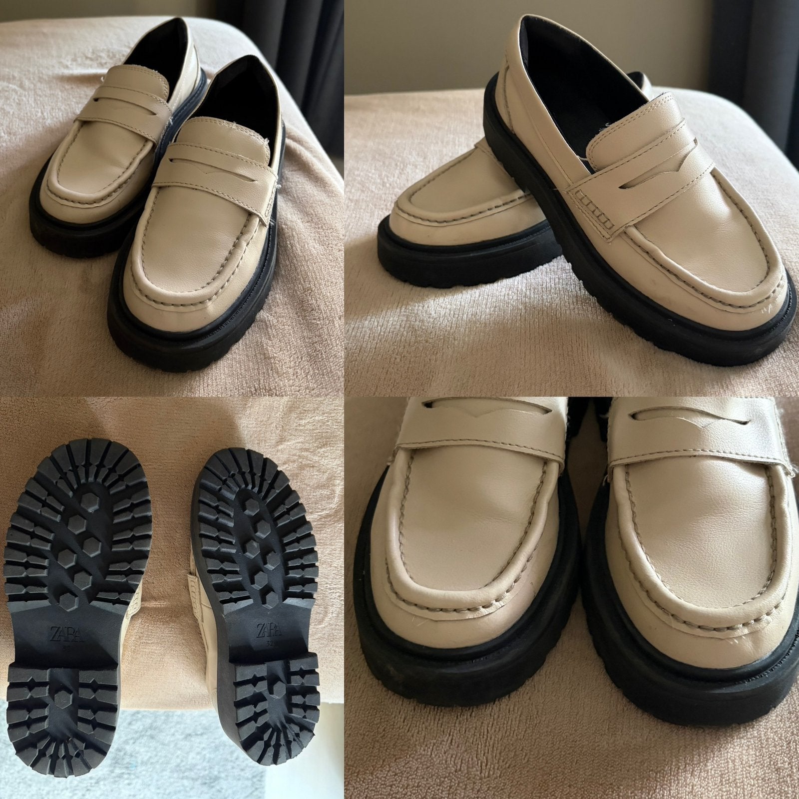 Zara loafers, Ophalen, Zo goed als nieuw, Zwart, Instappers