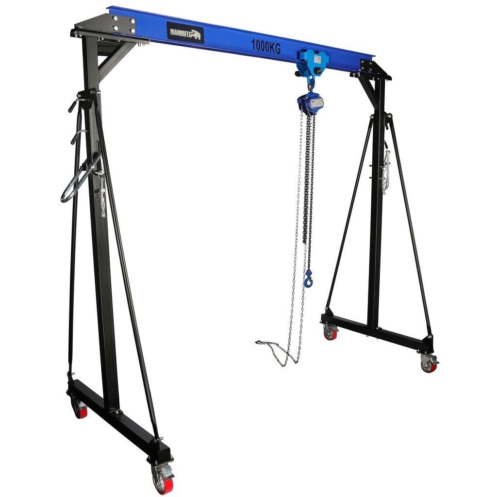 Mammuth mobiele portaalkraan 1 ton set - handmatigekettingt, Verzenden