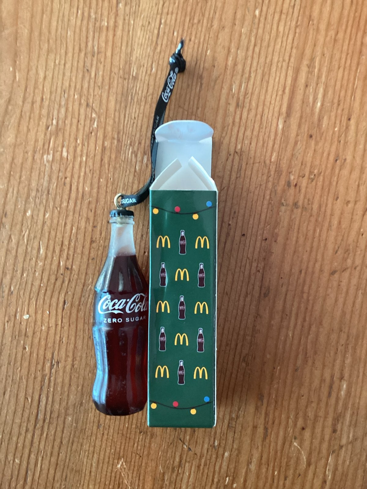 McDonald‘s kersthanger/kerstornament/kerstbal Coca-Cola Zero, Ophalen of Verzenden, Nieuw