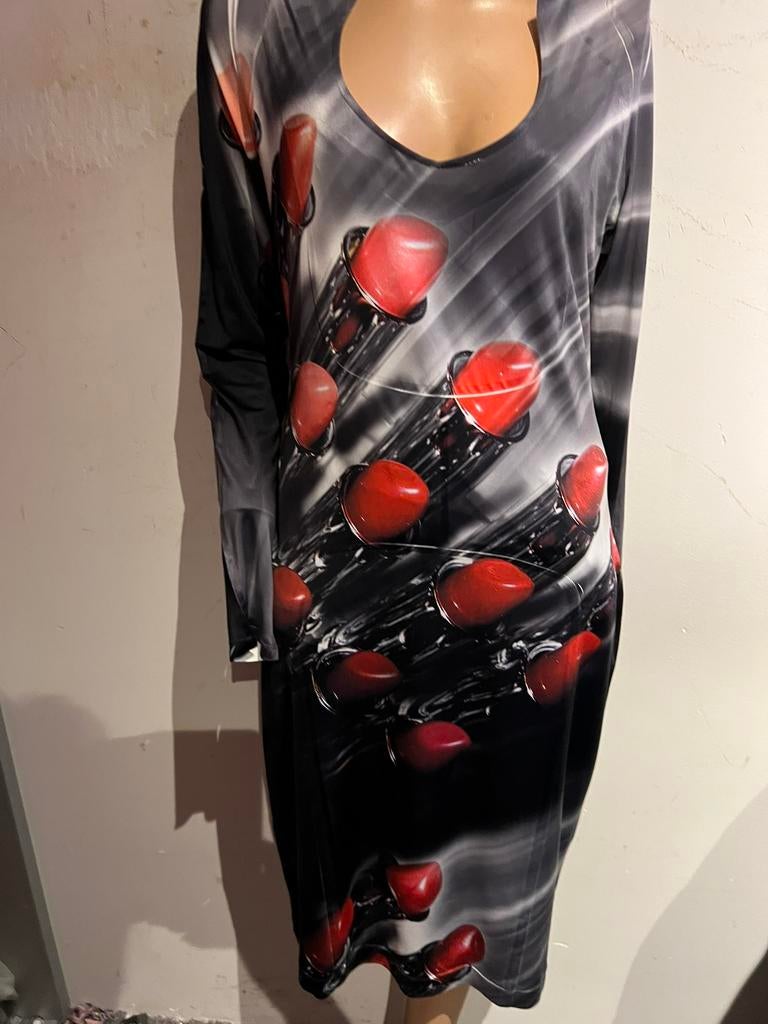 Eroke jurk maat 50 xxl zgan, Zwart, Maat 46/48 (XL) of groter, Ophalen of Verzenden, Zo goed als nieuw