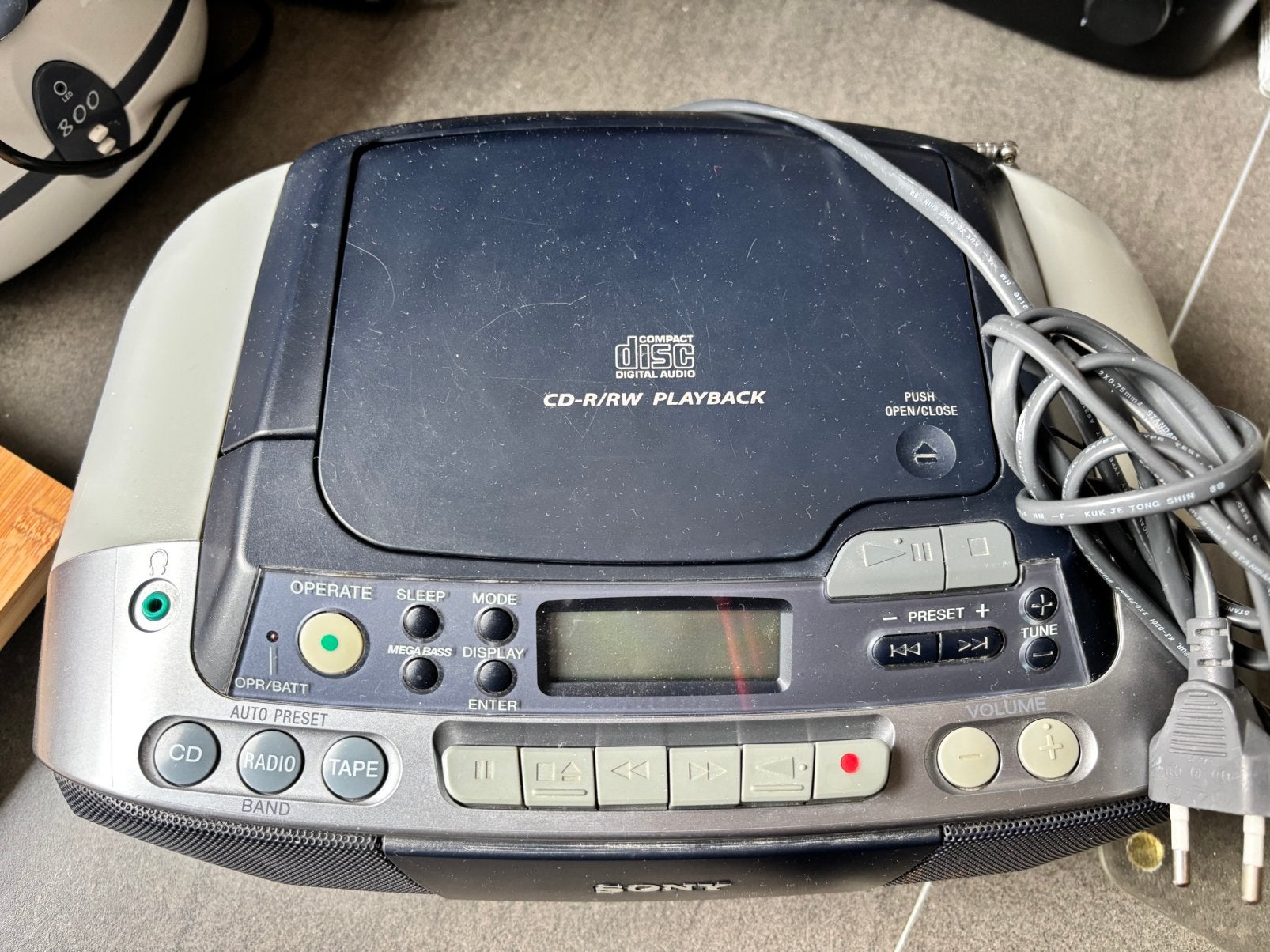 Sony CFD-S01 Radio Cassette CD Speler, Ophalen of Verzenden, Gebruikt, Radio, Met cd-speler