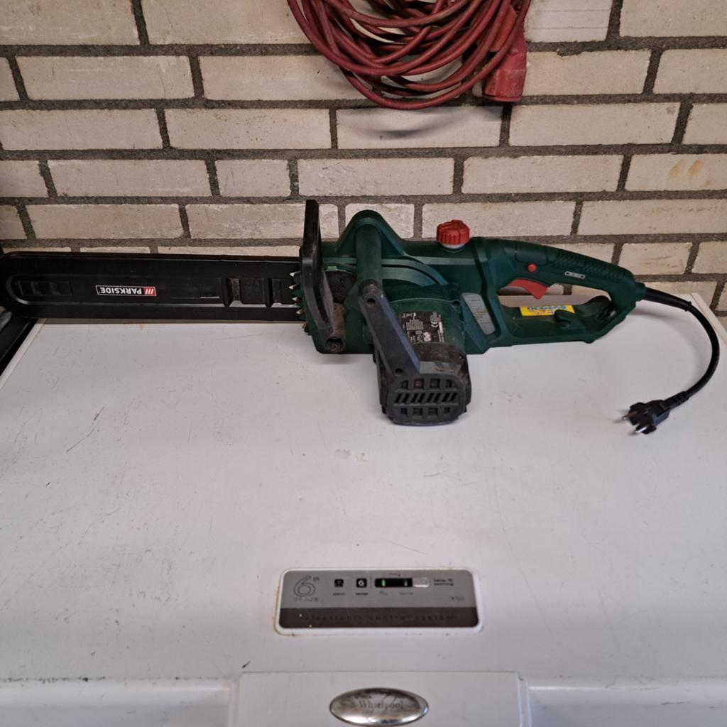 Parkside elektrische kettingzaag PKS 1600 A1, Doe-het-zelf en Verbouw, Gereedschap | Zaagmachines, Gebruikt, Kettingzaag, Ophalen of Verzenden