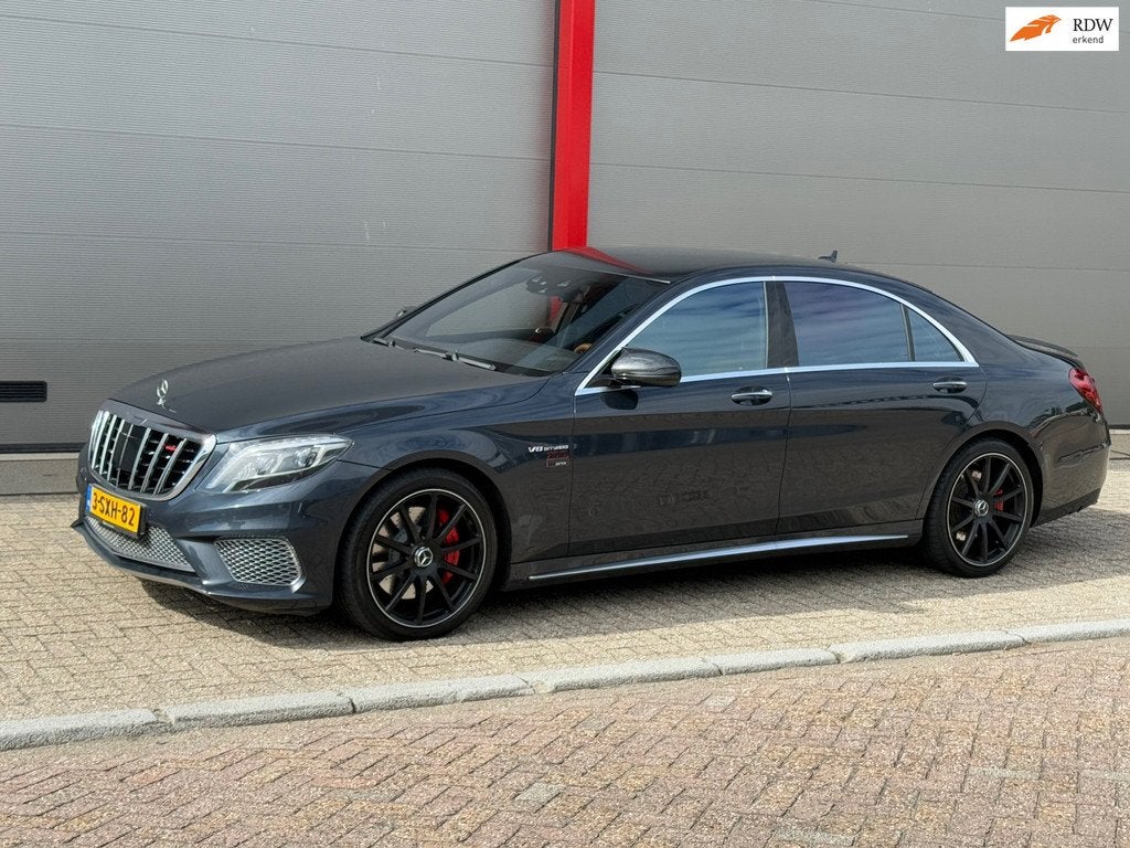 Mercedes-Benz S-klasse 500 Lang | AMG | goedonderhouden, Achterwielaandrijving, Gebruikt, Blauw, Sedan