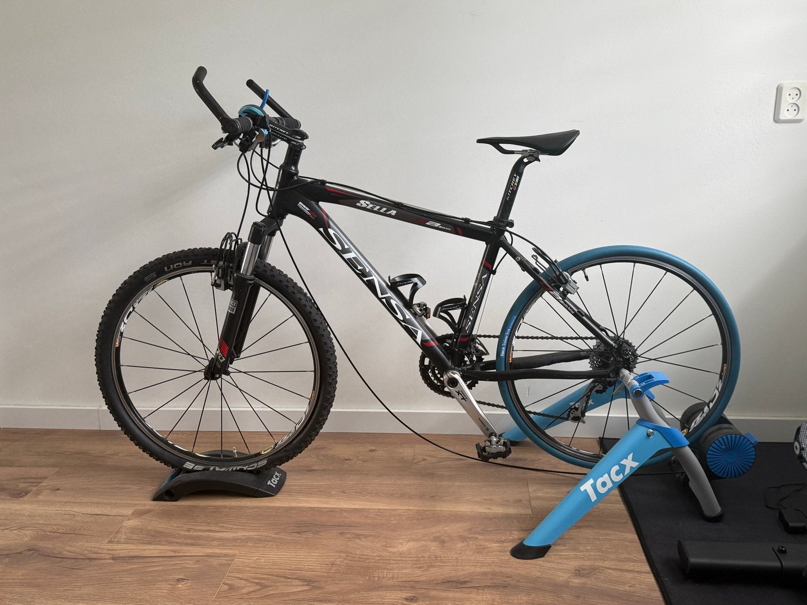Sensa Sella MTB met Tacx fietstrainer, Gebruikt, Hardtail, Ophalen, Overige merken