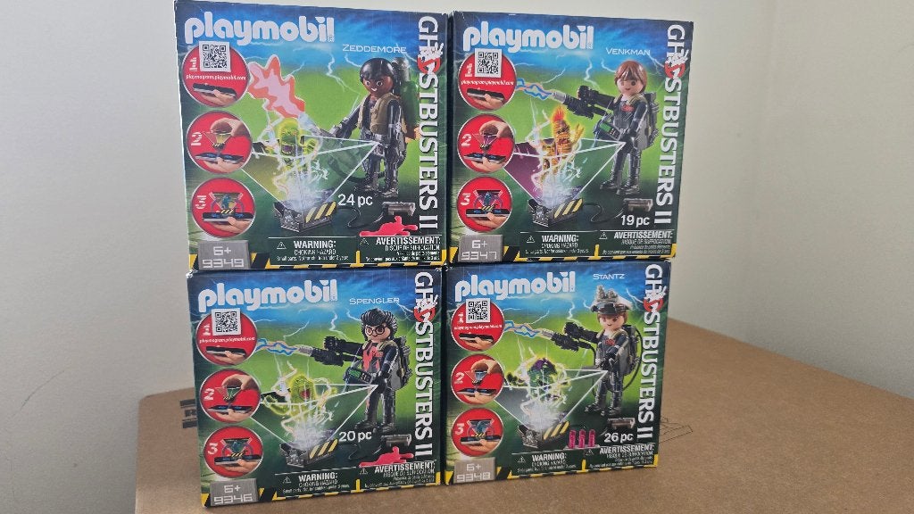 Playmobil set 4x Ghostbusters nieuw in doos, Kinderen en Baby's, Complete set, Nieuw, Ophalen of Verzenden, Figuren