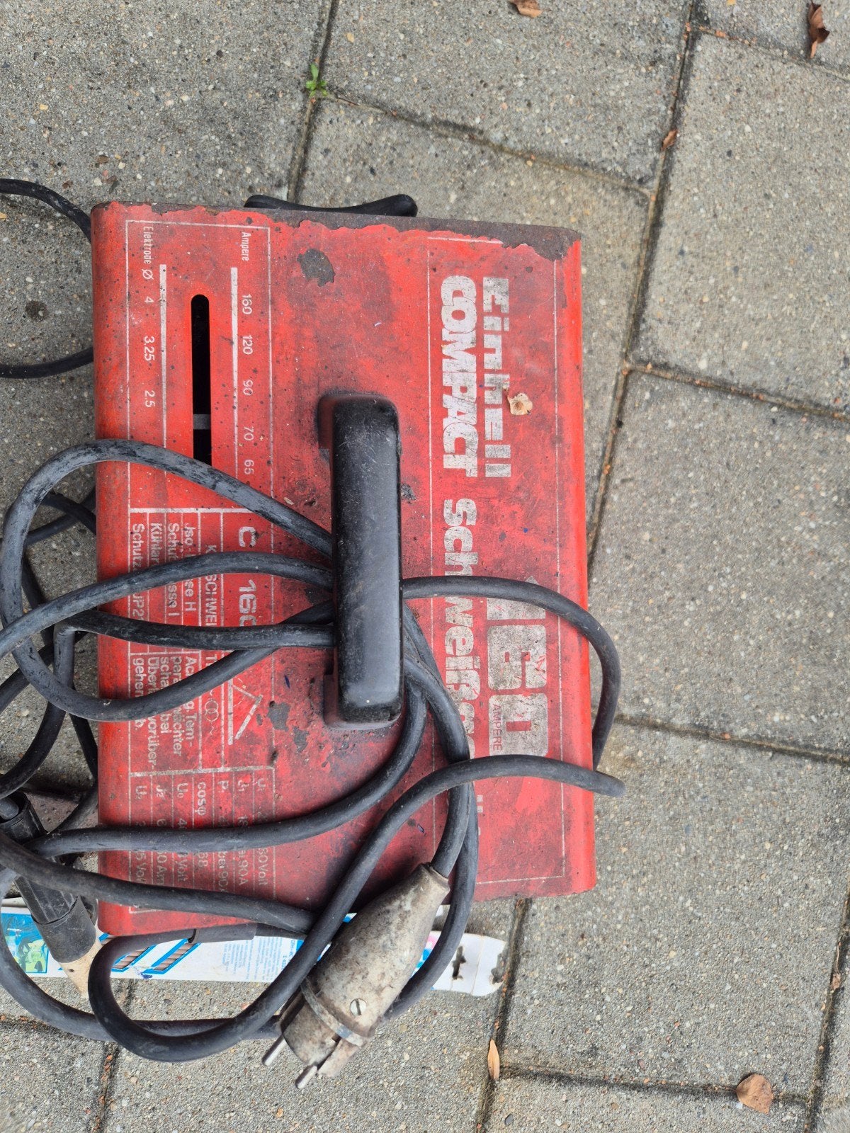 Einhell Compact 160 Lasapparaat - Gebruikt maar Functioneel, Ophalen, Gebruikt, 150 tot 250 ampère, Elektroden