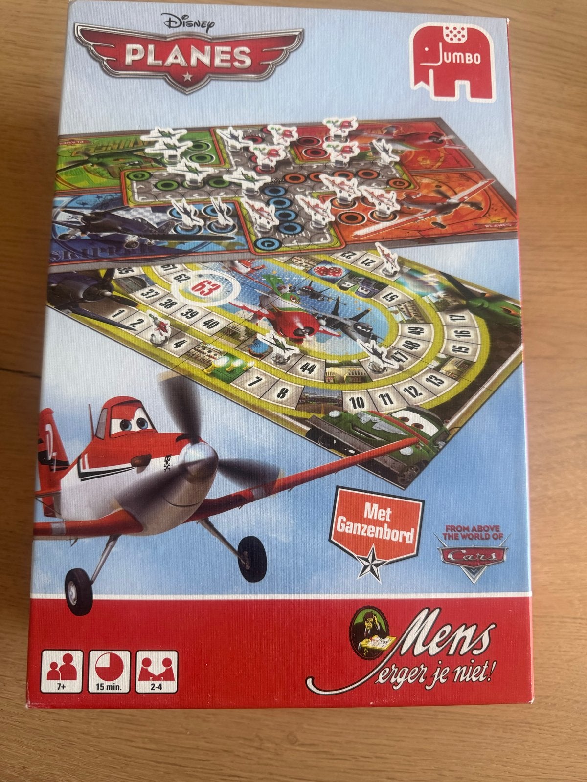 Disney Planes Ganzenbord en Mens Erger Je Niet, Hobby en Vrije tijd, Drie of vier spelers, Ophalen of Verzenden, Zo goed als nieuw
