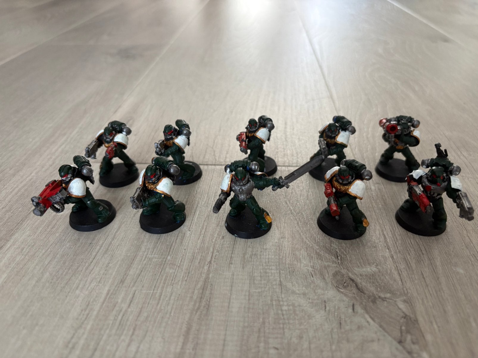Warhammer 40,000 space marine tactical squad, Ophalen of Verzenden, Gebruikt, Warhammer 40000, Figuurtje(s)